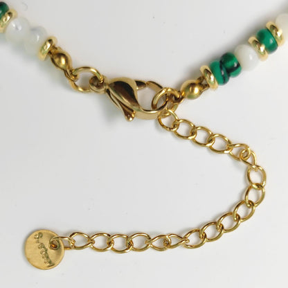 Green Aventurine Freshwater Natural Pearl Necklace